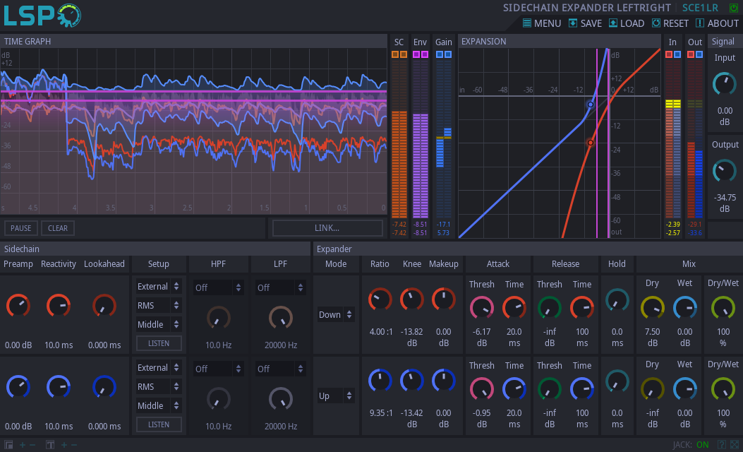 Sidechain-Expander LeftRight